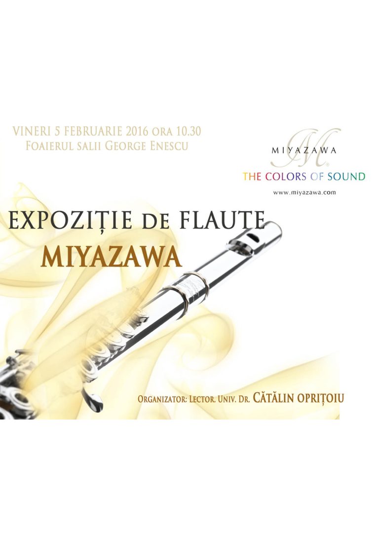 Expoziție de flaute – Miyazawa