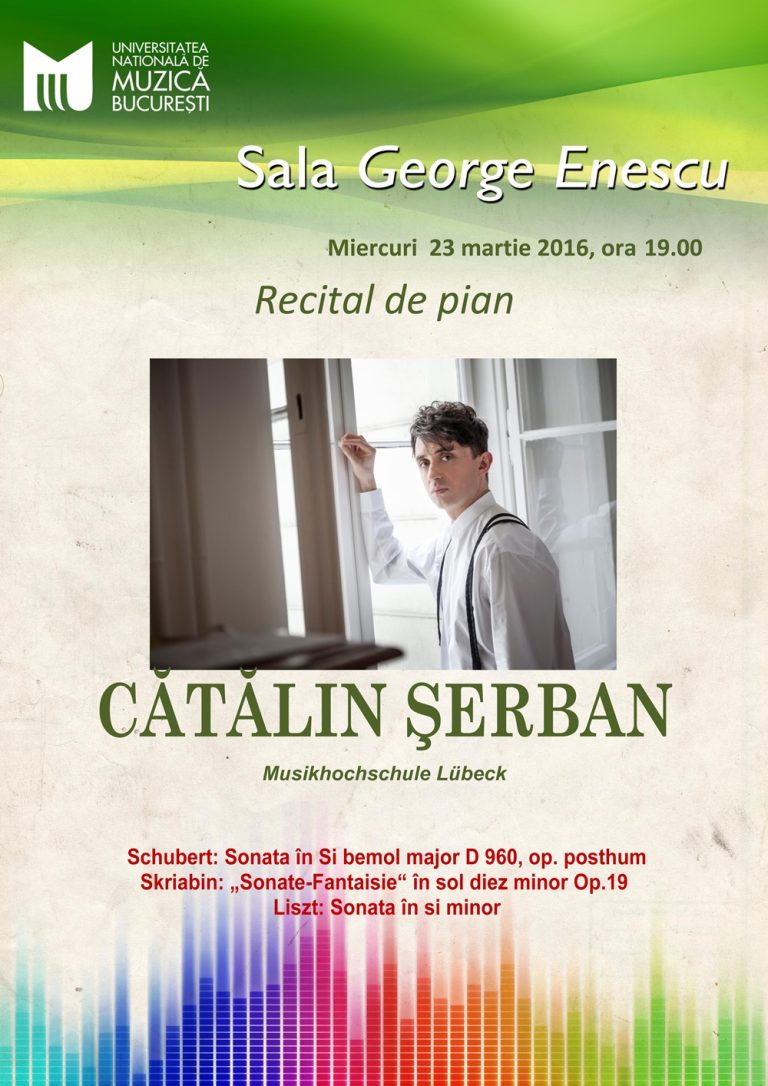 Concert de pian – Catalin Șerban