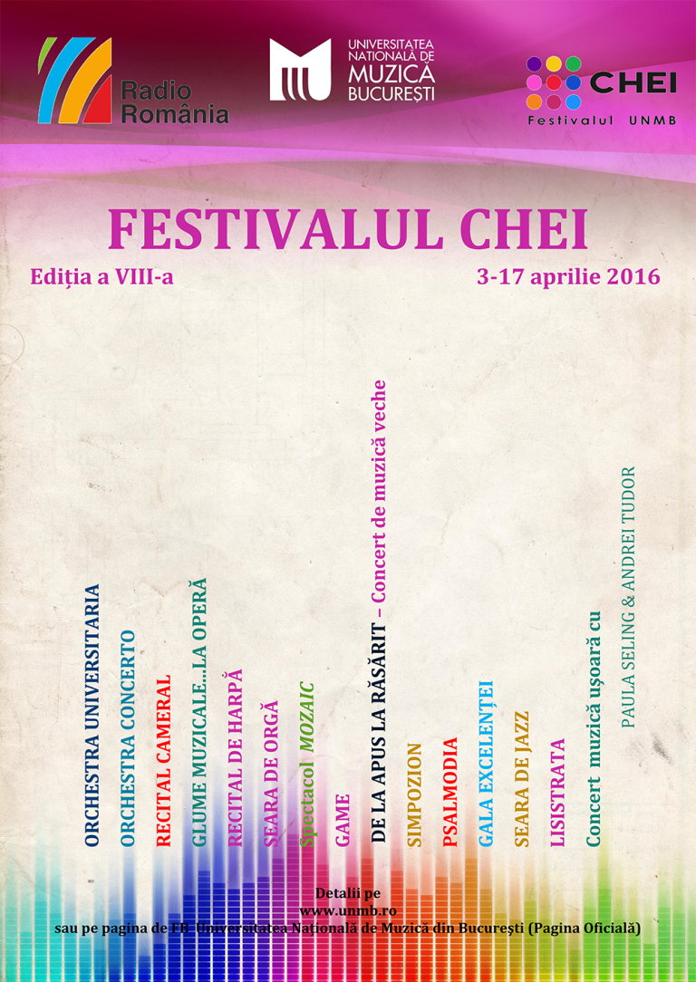 Festivalul CHEI: Seară de muzică ușoară