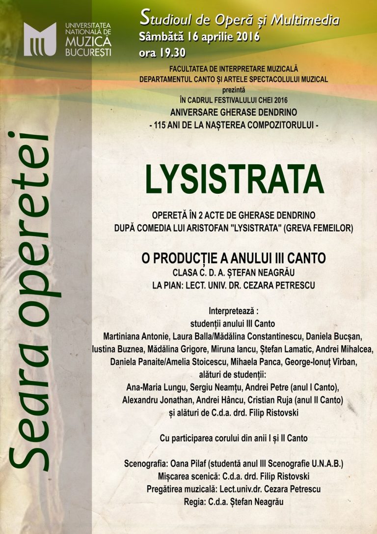 Festivalul CHEI: Lysistrata