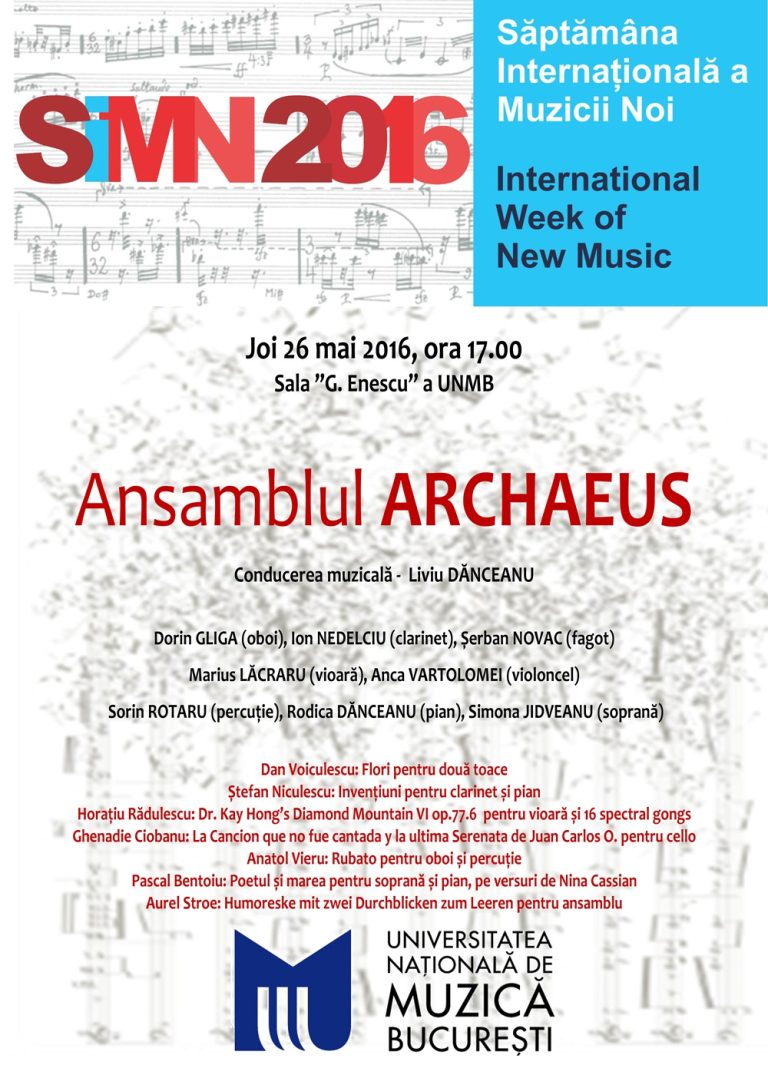 SIMN 2016: Ansamblul Archaeus